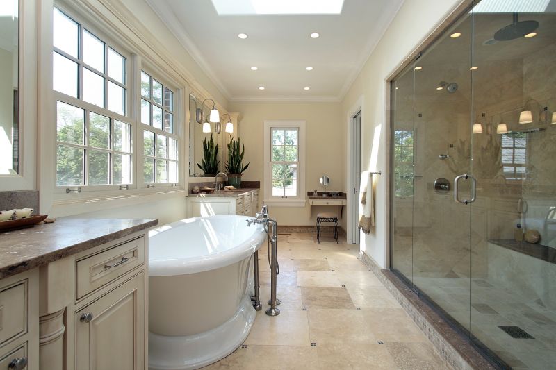 Spa-Style Tub Area
